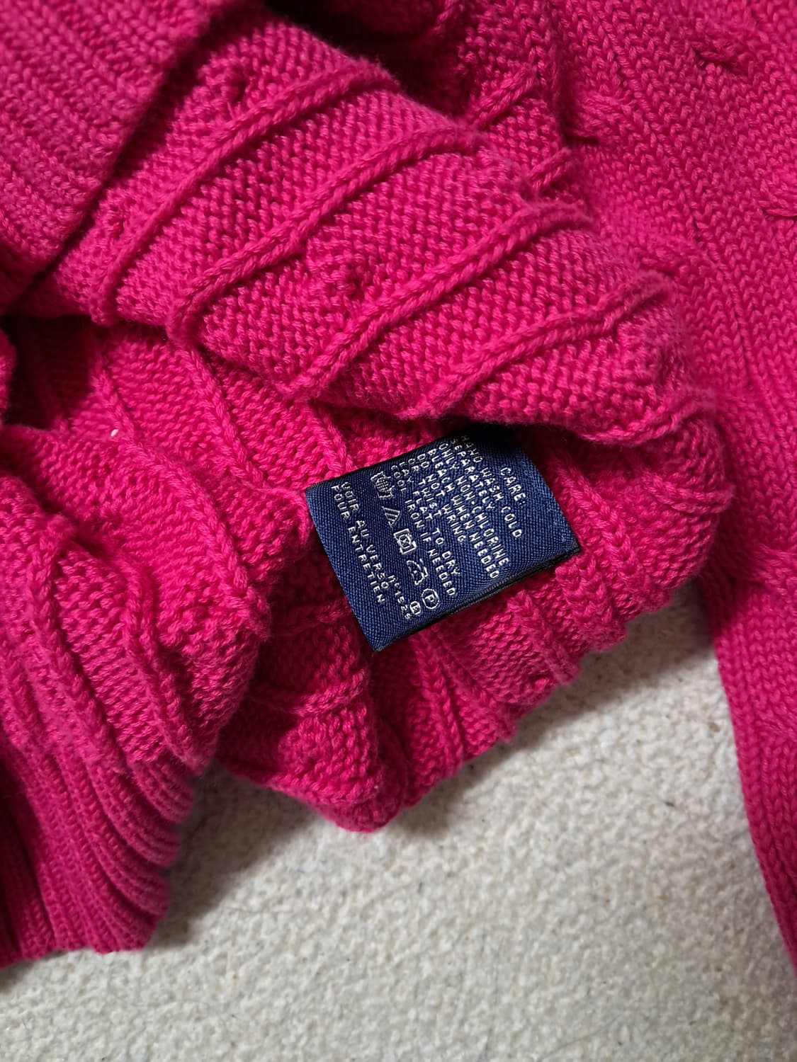 폴로 케이블니트 상품이미지4