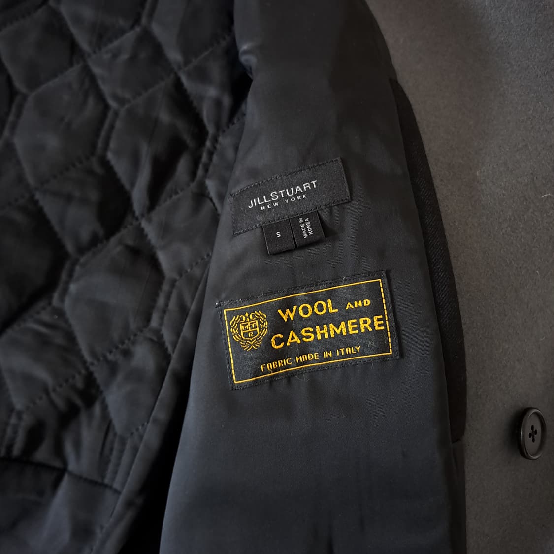 (택포) 19FW 질스튜어트뉴욕 울캐시미어 코트 100 B49 상품이미지7