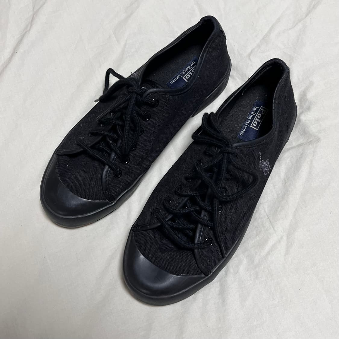 230_ 폴로 랄프로렌 러버솔 컨버스 블랙 상품이미지1