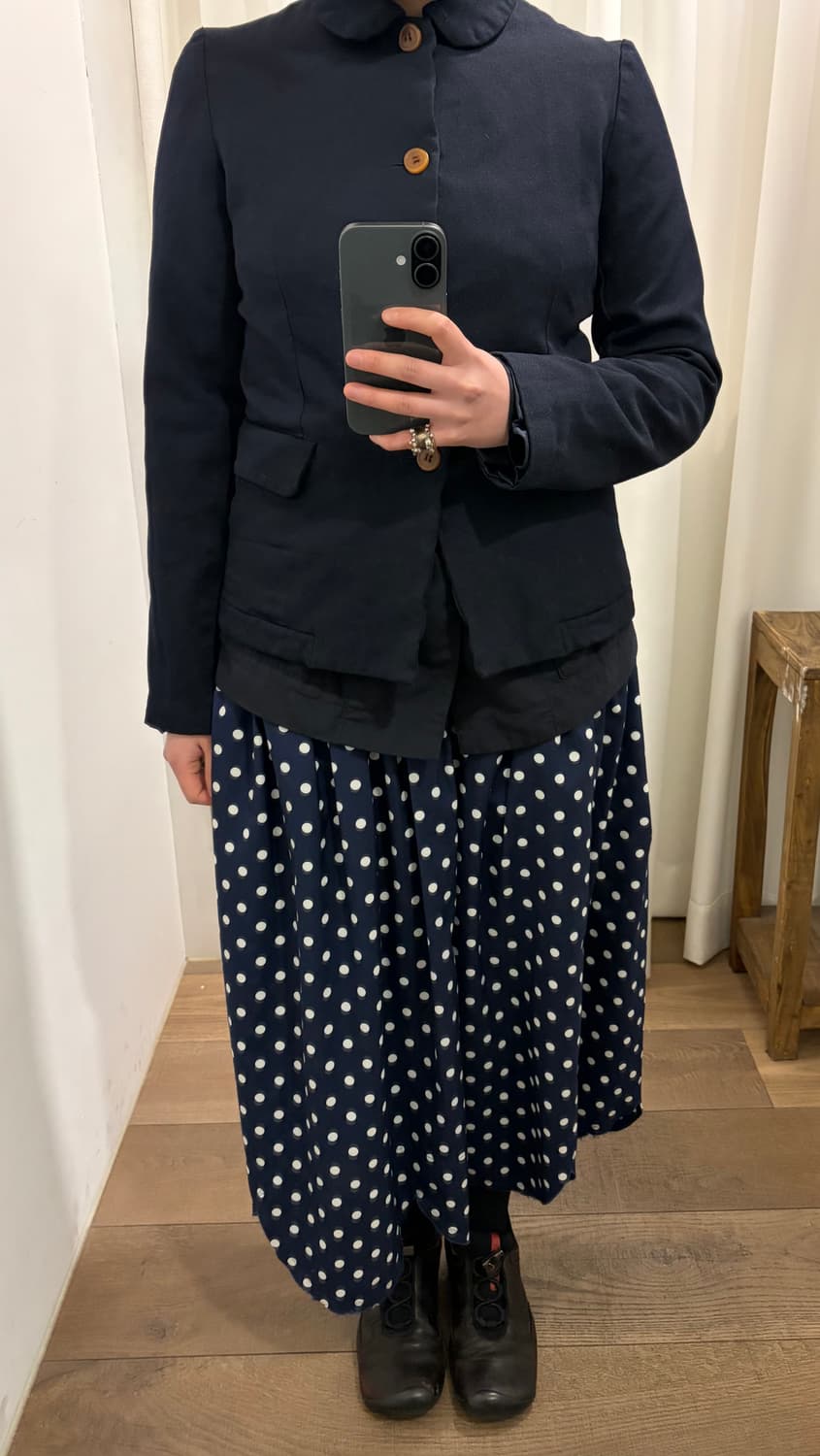 Round Collar Polyester Jacket 상품이미지8