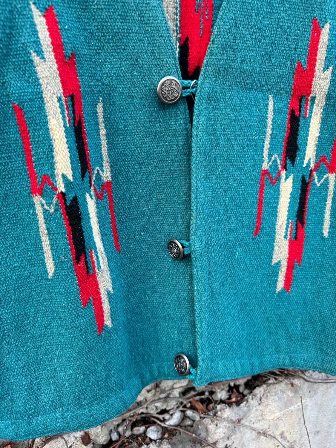 Tribe square 오르테가 치마요 베스트 나바호 페이딩 조끼 상품이미지5