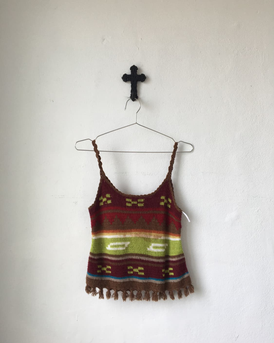 Ethnic mood knit sleeveless 상품이미지2