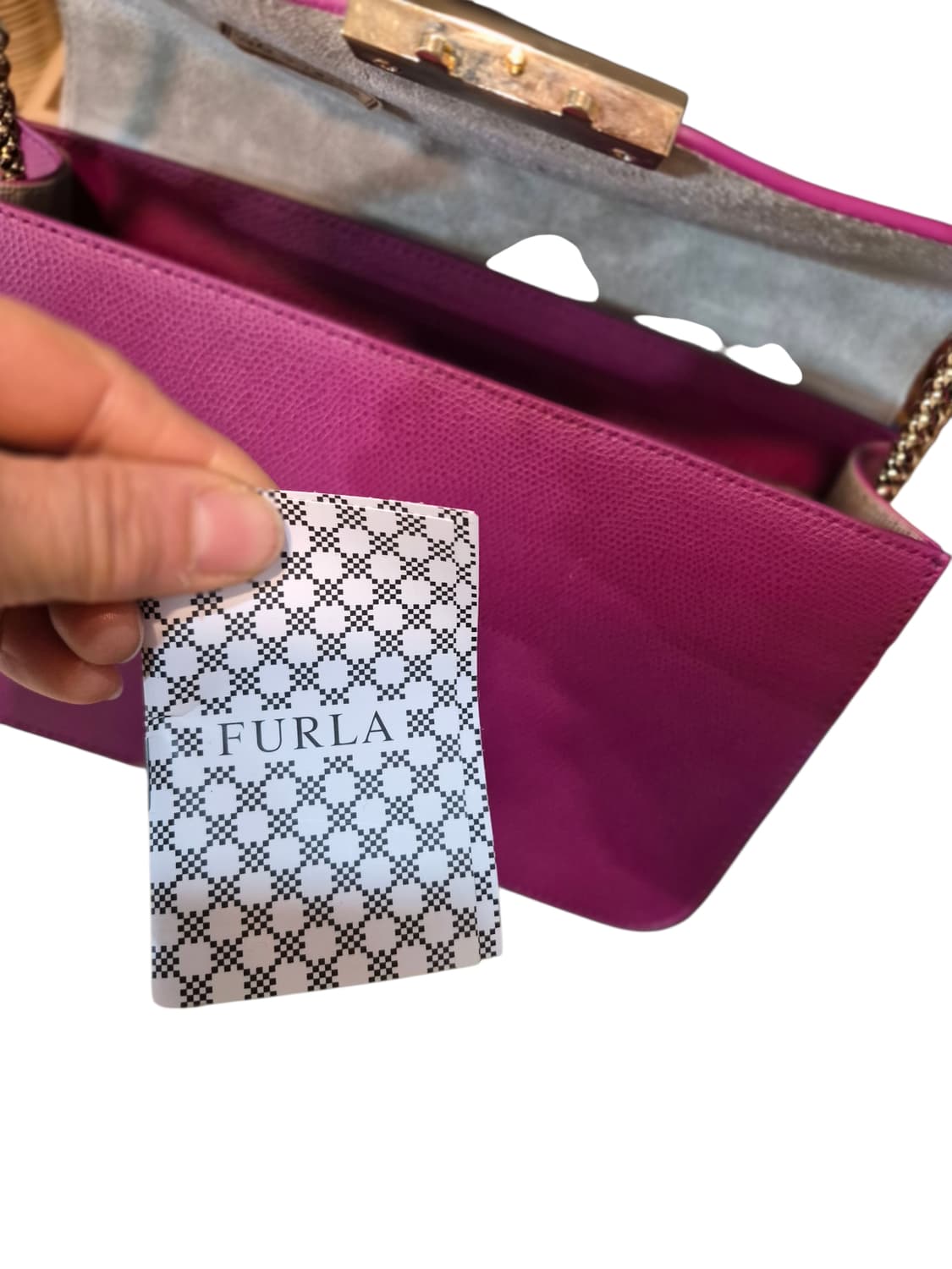 훌라 체인 크로스백 핑크 상품이미지3