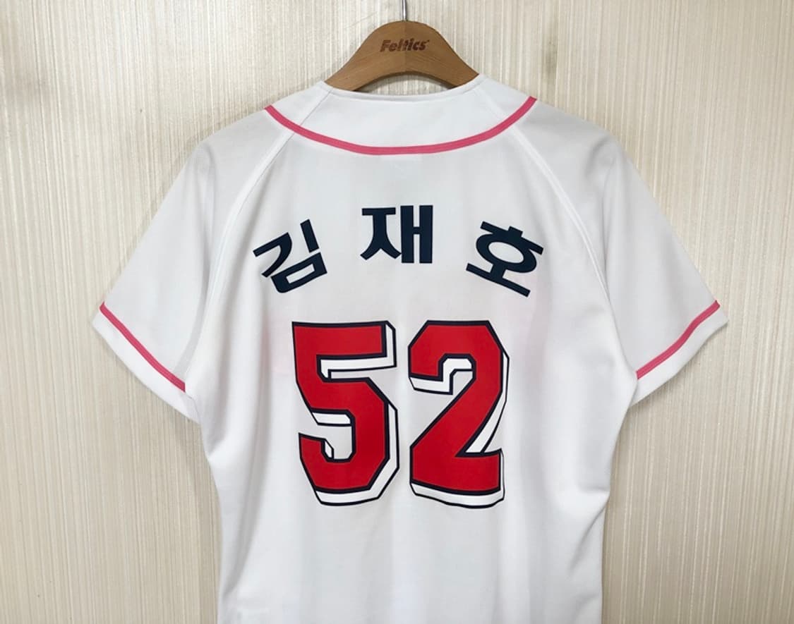 KBO 두산베어스 핑크유니폼/져지 90 #52 김재호 상품이미지9