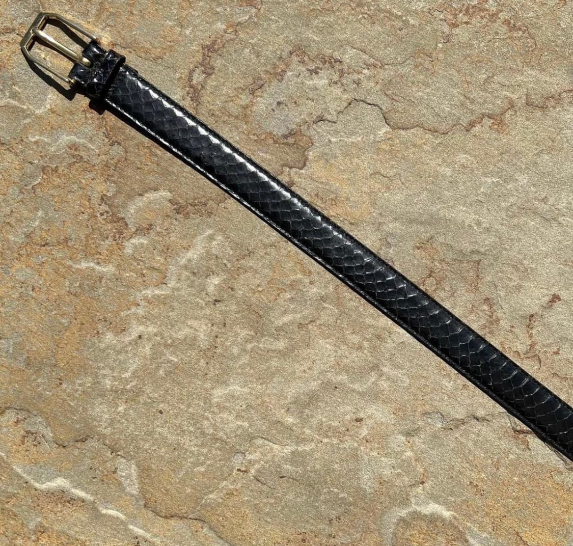 90s Genuine Snake Skin Belt 상품이미지2