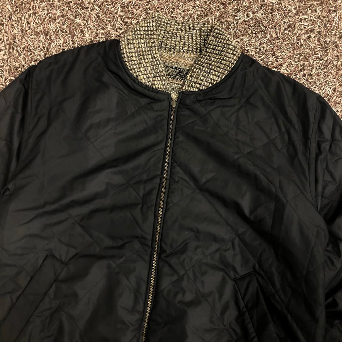 미쏘니 리버시블 멀티컬러 패턴 니트 자켓 상품이미지4