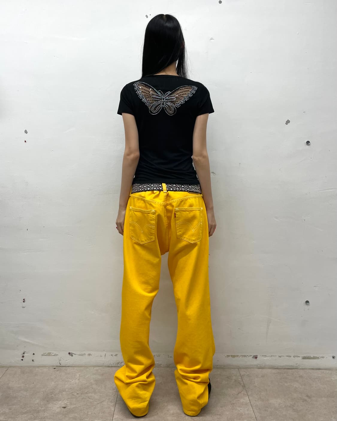OSQZ Butterfly Cubic Mash T-shirt  상품이미지8