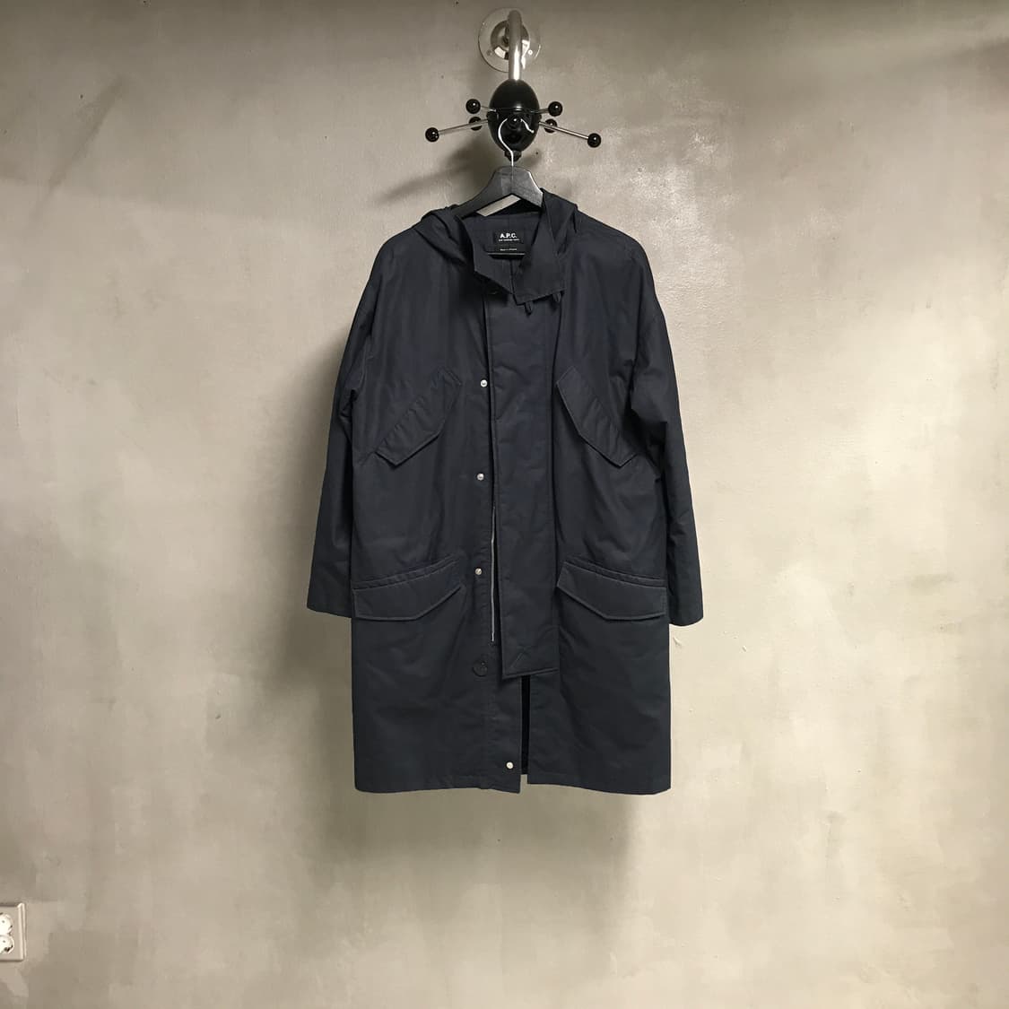 A.P.C. 아페쎄 후드 자켓 네이비 36(W) 상품이미지1