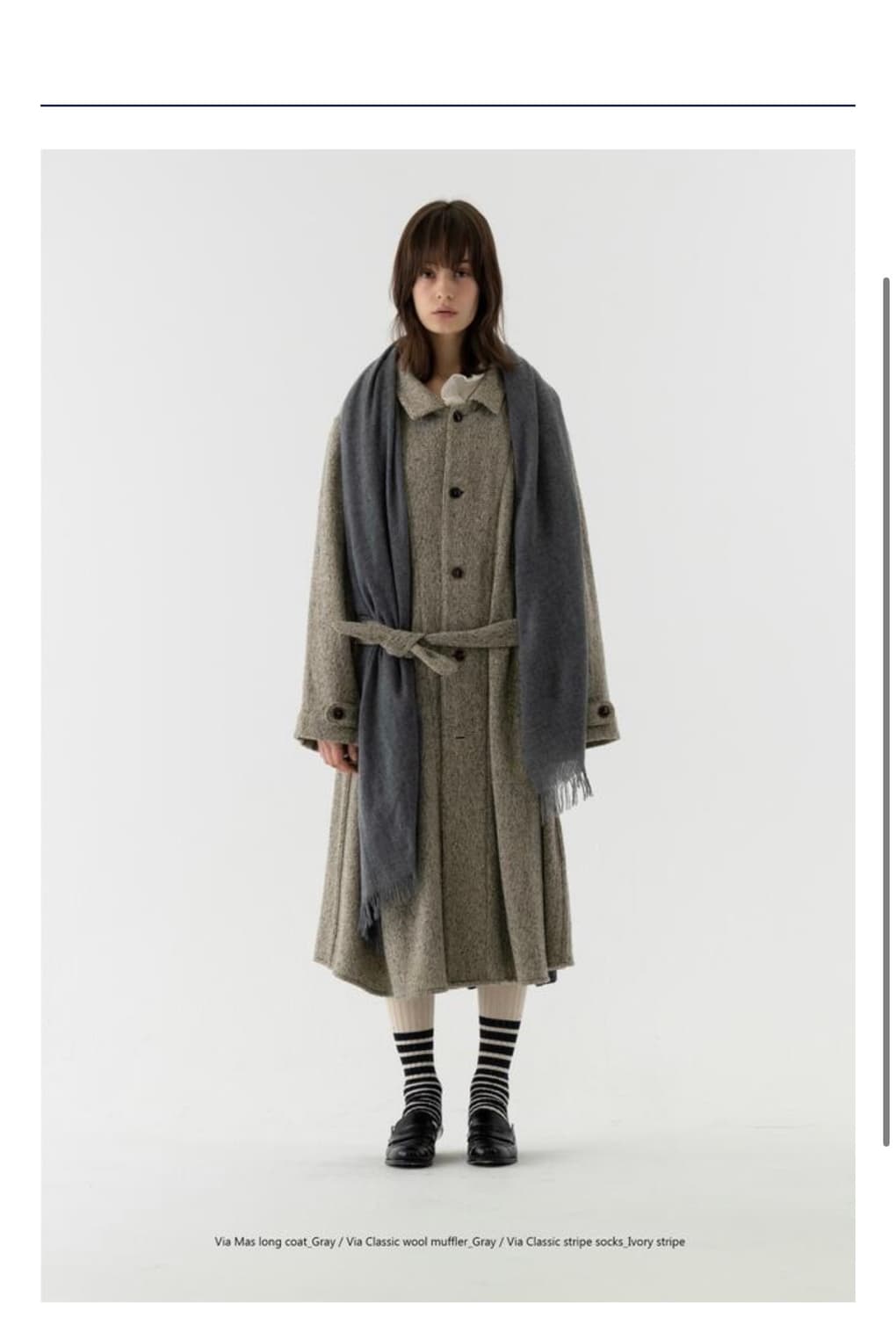 비아플레인 울 머플러 상품이미지1