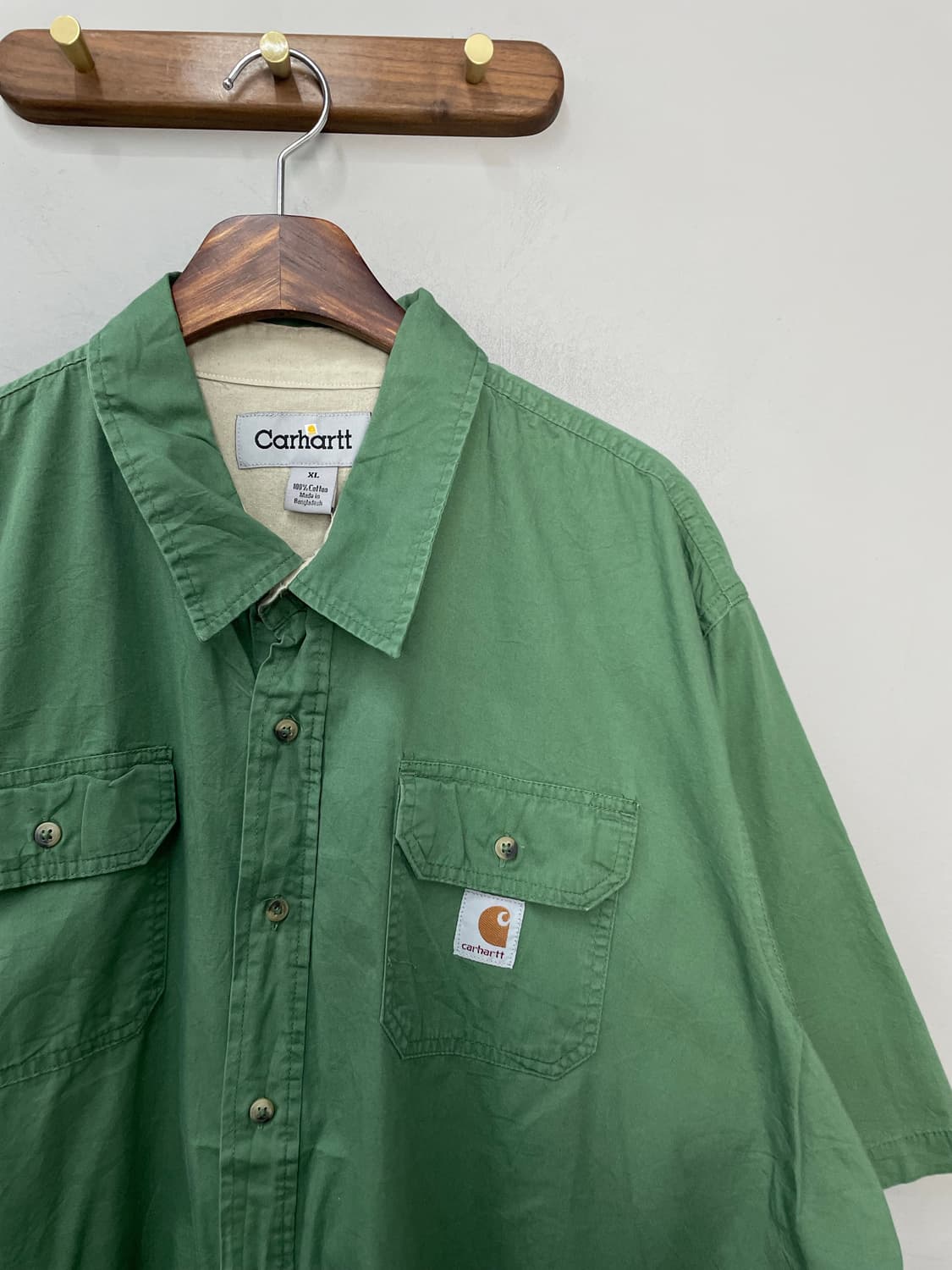칼하트 그린 반팔 셔츠 H2451 상품이미지3