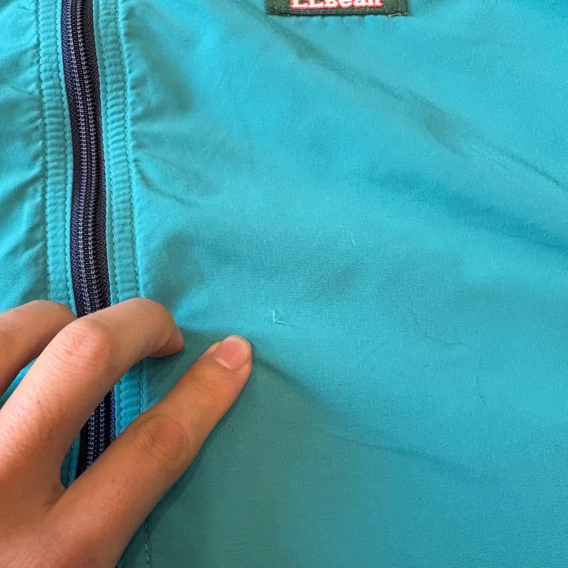 90년대 미국 생산 엘엘빈 청록 컬러 쓰리 시즌 웜업 자켓 상품이미지6