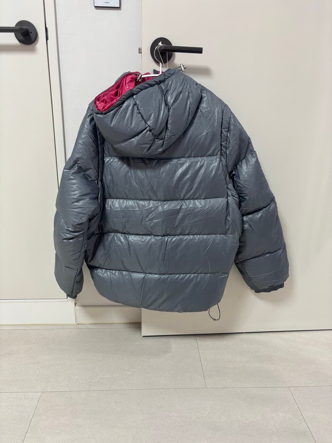 더바이닐하우스 REVERSIBLE PADDED JACKET GREY/M 상품이미지2