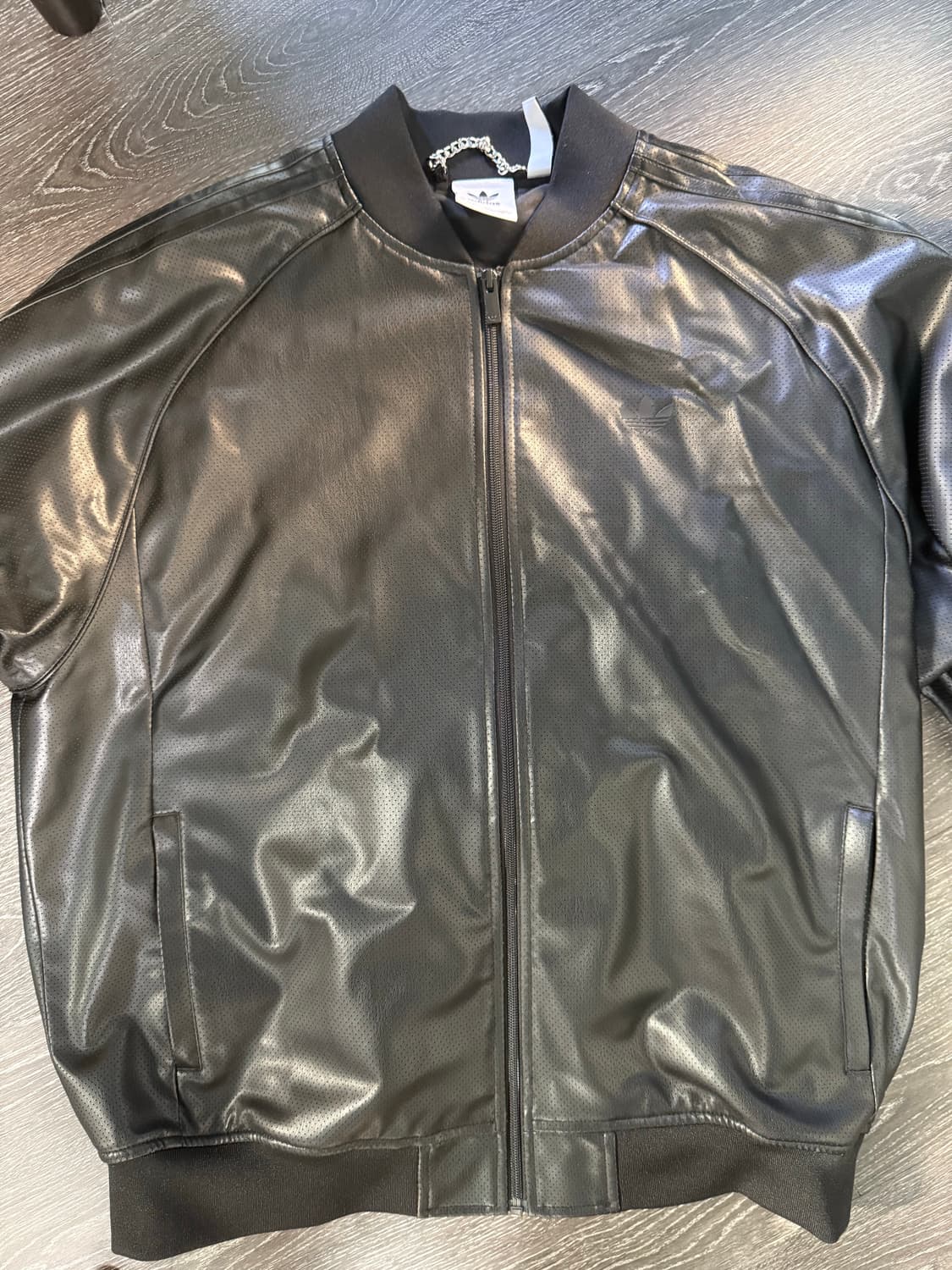 아디다스 재팬 sst 레더 자켓  상품이미지2