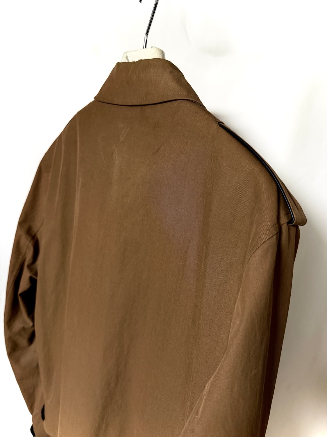 에르메스 2way 밀리터리 사이즈 Zip 레더Mix 자켓 상품이미지8