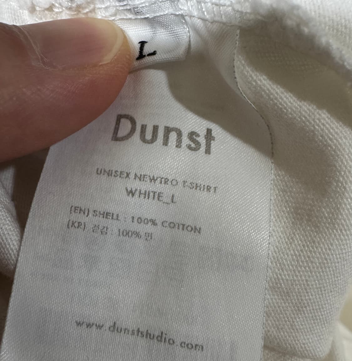 Dunst 던스트 Kiss Kill 반팔 티셔츠 화이트 상품이미지4