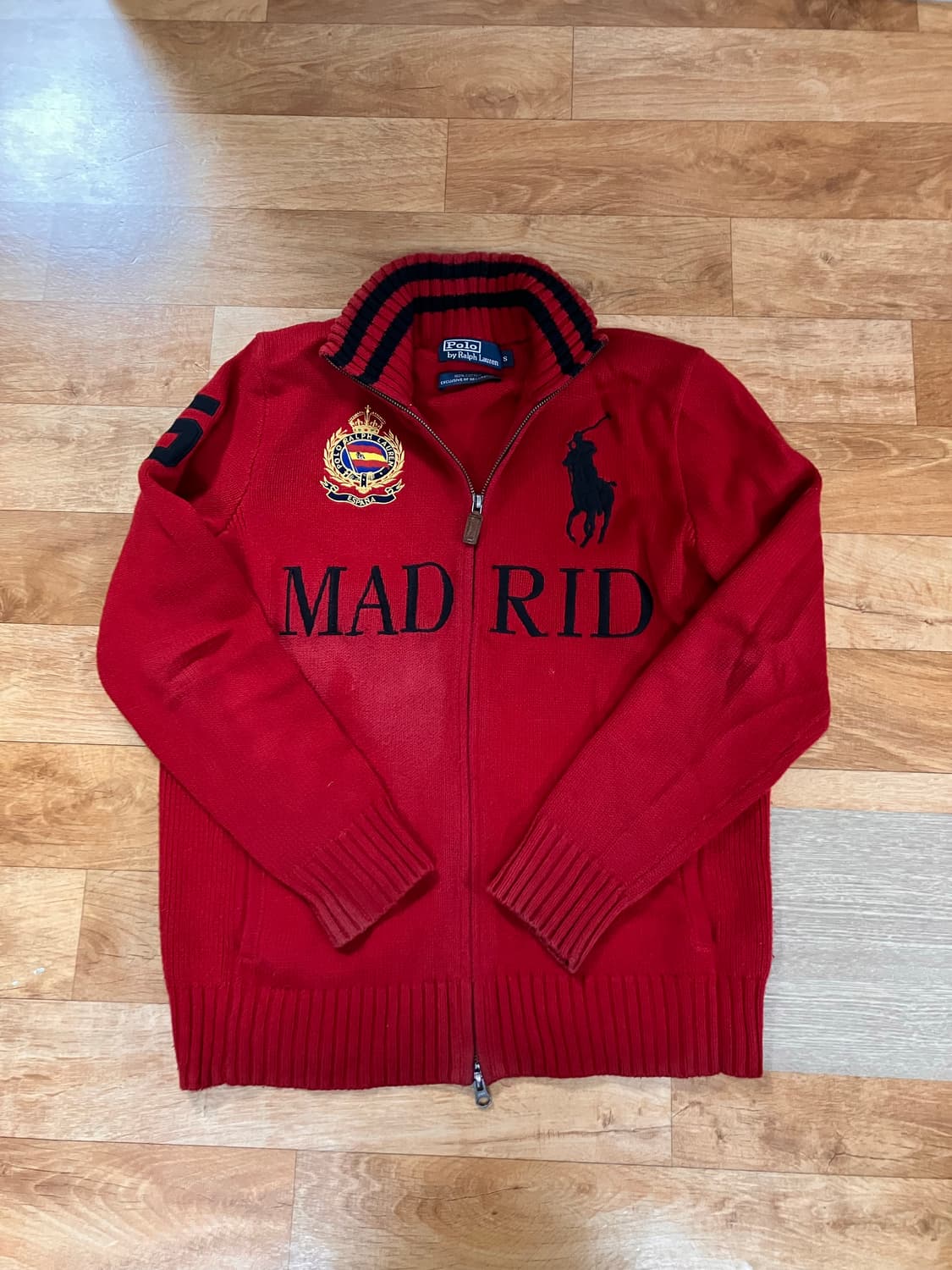 폴로 치프키프 빅포니 마드리드 니트집업 급처 상품이미지1