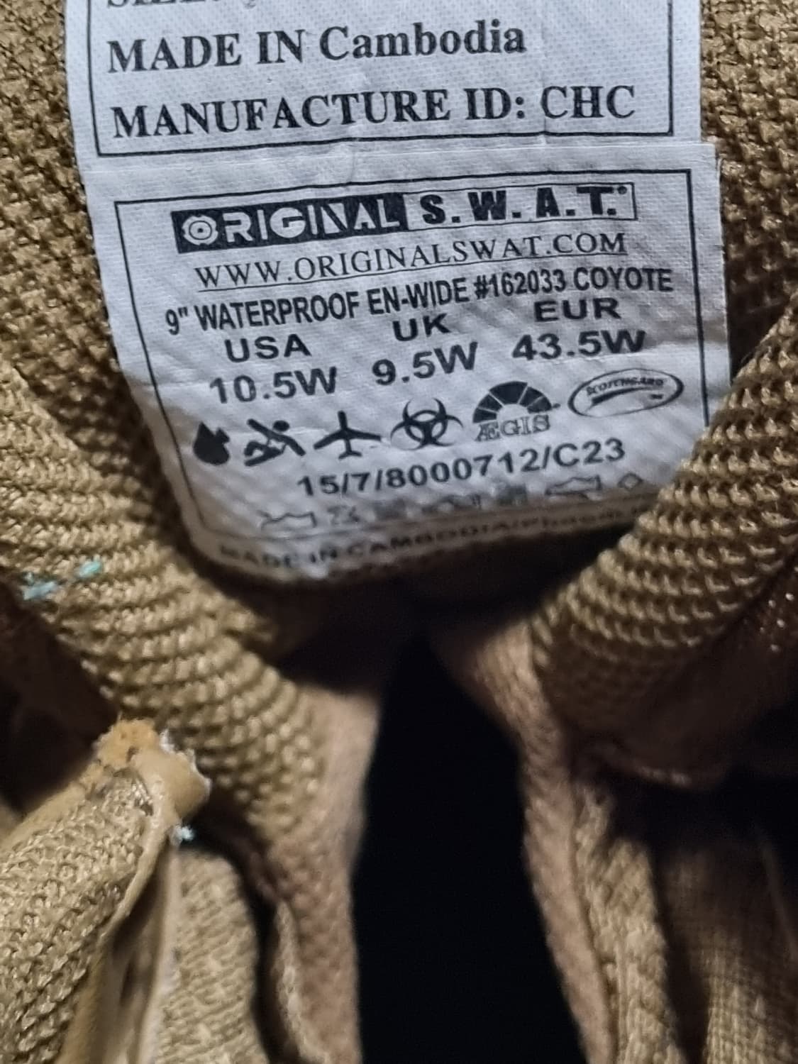 오리지널 스와트 알파 프리덤 8인치 전술화 상품이미지6