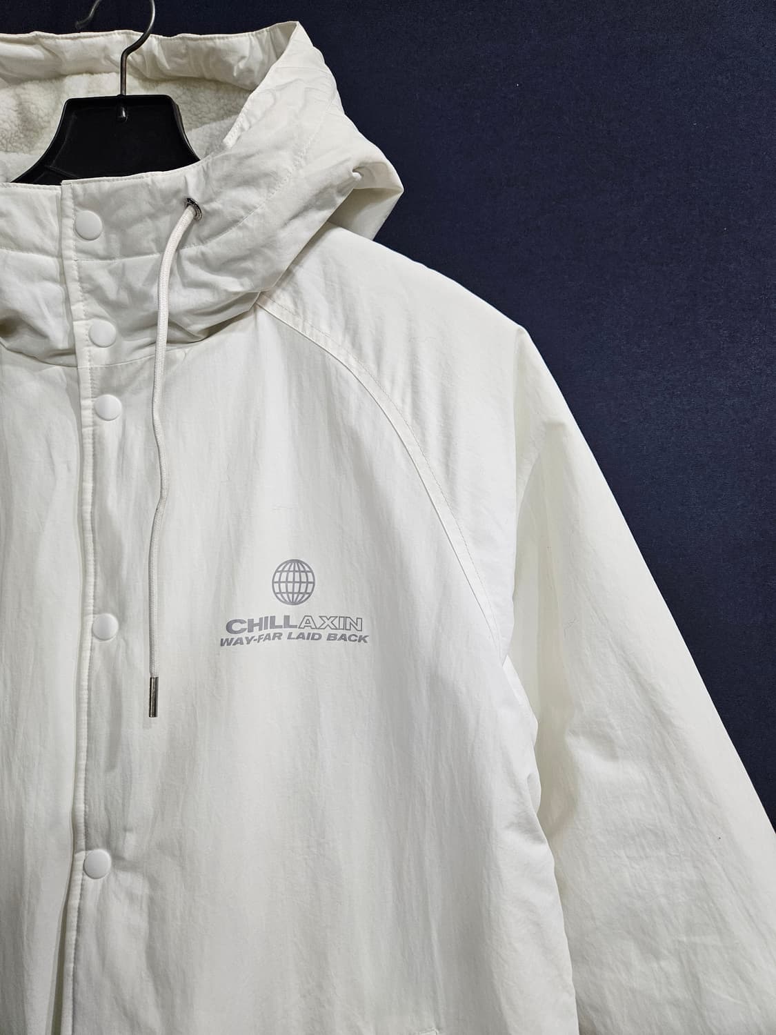 스파오 화이트컬러 남성 100~105 롱패딩  상품이미지4