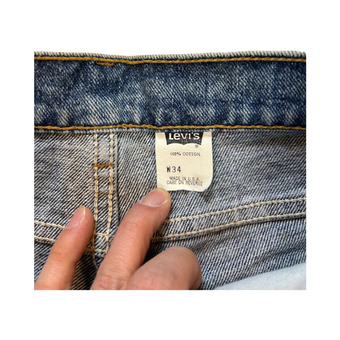 (L) 리바이스 중청 560 USA 데님 하프팬츠 BD-015 상품이미지4