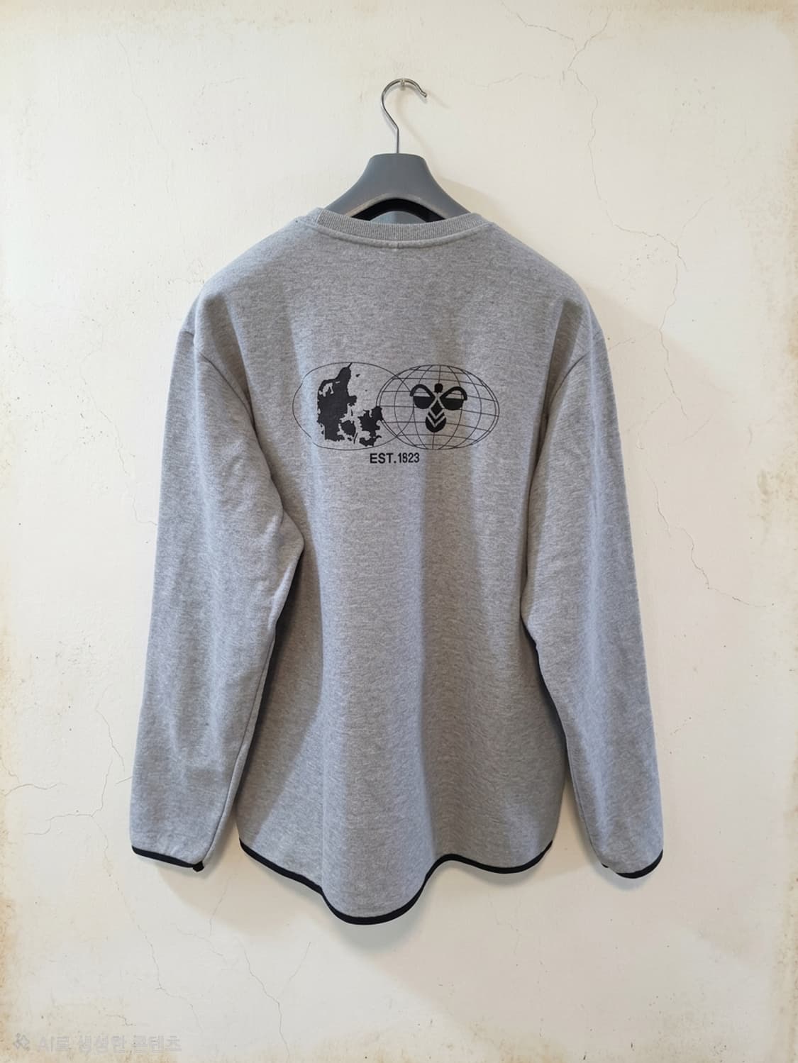 Hummel 험멜 맨투맨 티셔츠 회색 105 상품이미지2