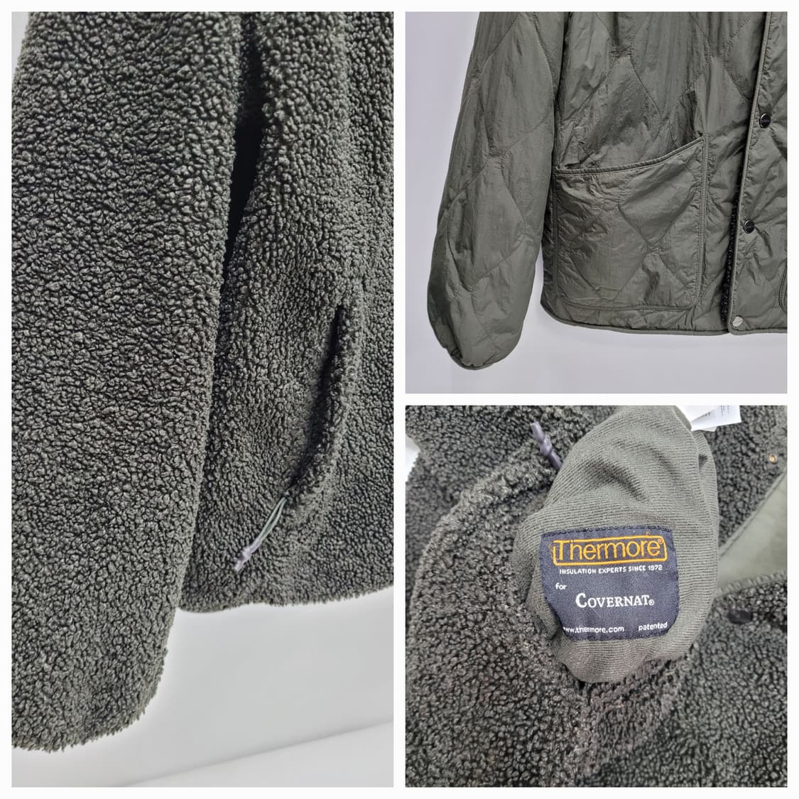 COVERNAT 20FW 커버낫 리버서블 쉐르파 자켓 / 공용 M
 상품이미지8