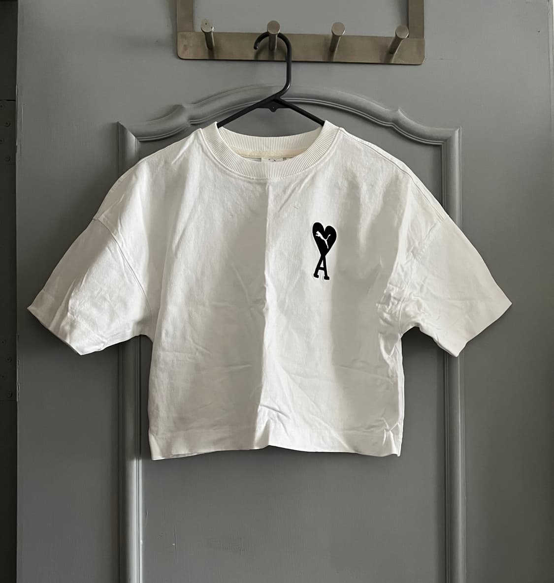 아미 x 퓨마 22FW 크롭반팔 xs사이즈 상품이미지3