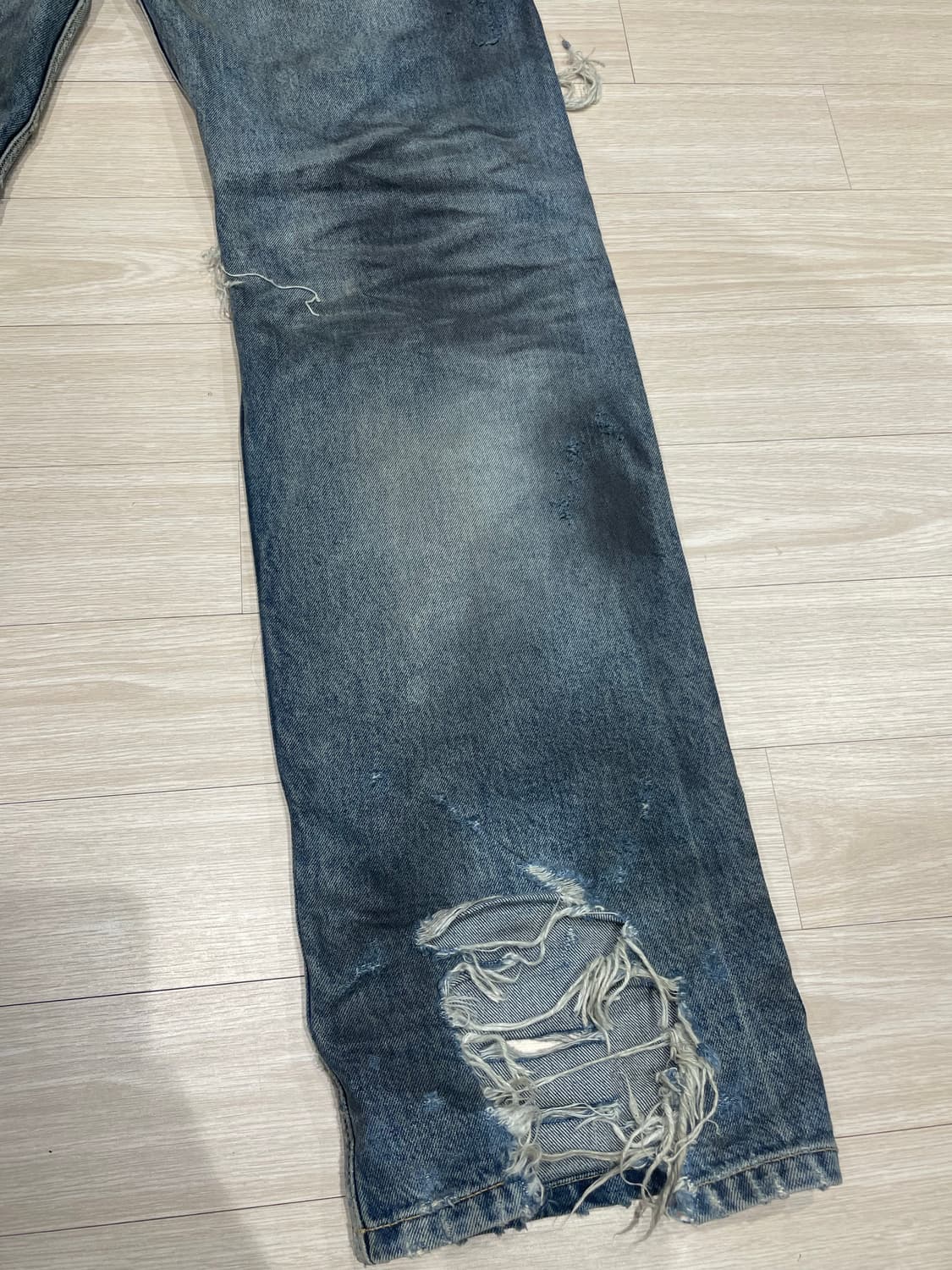 [XS] 발렌시아가 디스트로이드 데님팬츠 상품이미지6