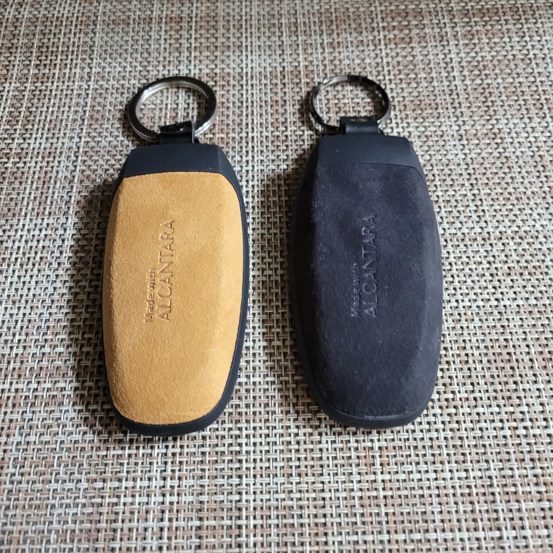 알칸타라 가죽 레더 Hyundai 현대차/현대자동차 차 키링 2개 상품이미지1