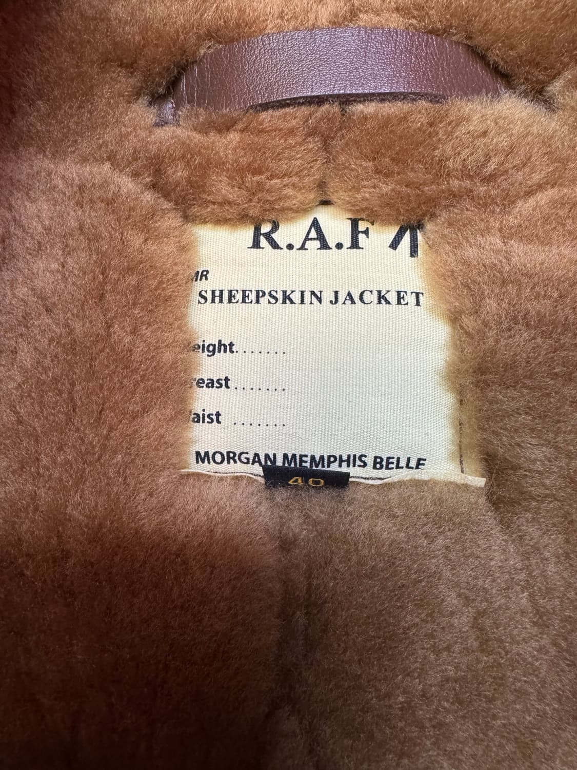 Morgan 무스탕 IRVIN 자켓  / 아비렉스,쇼트,맥코이 계열 상품이미지8