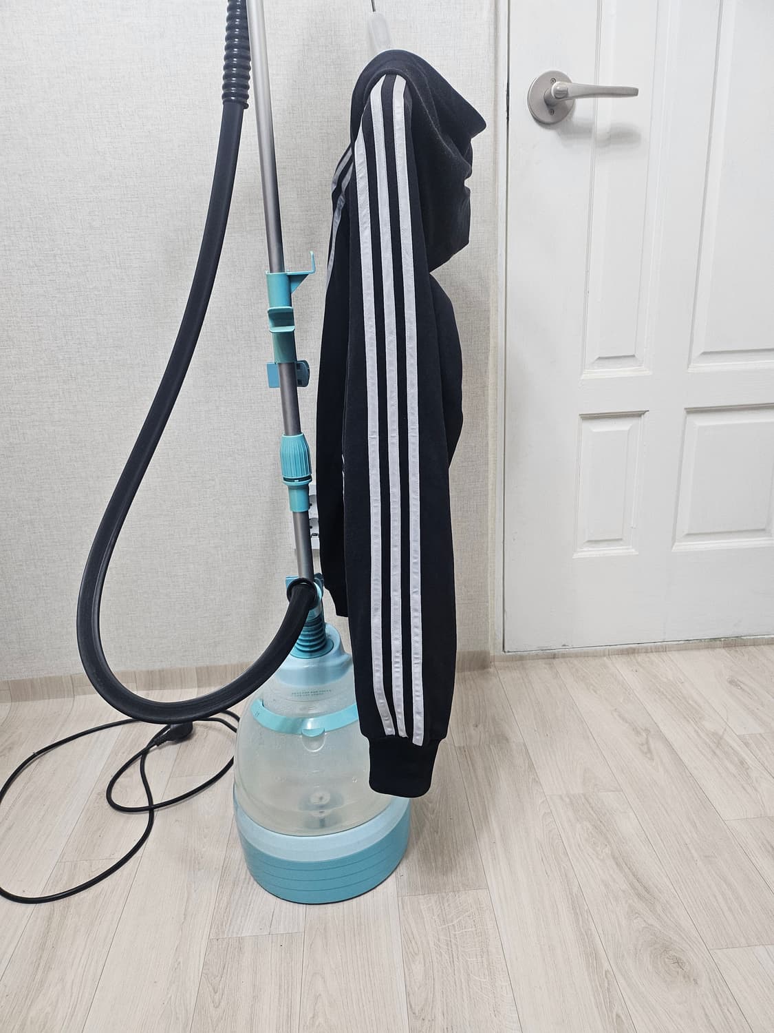 (100~105)L☆우주매물☆ 아디다스 슈퍼스타[블랙실버]트랩탑 후드져지 상품이미지4