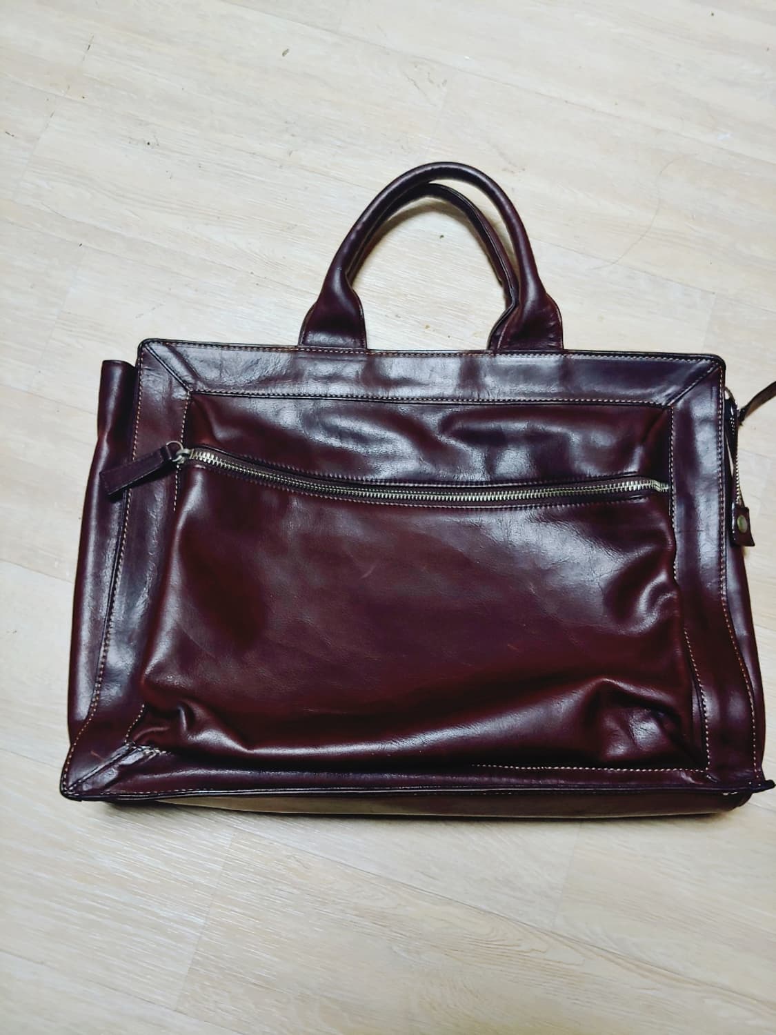 초콜렛 브라운 dakota 일본 가죽 서류가방 상품이미지1