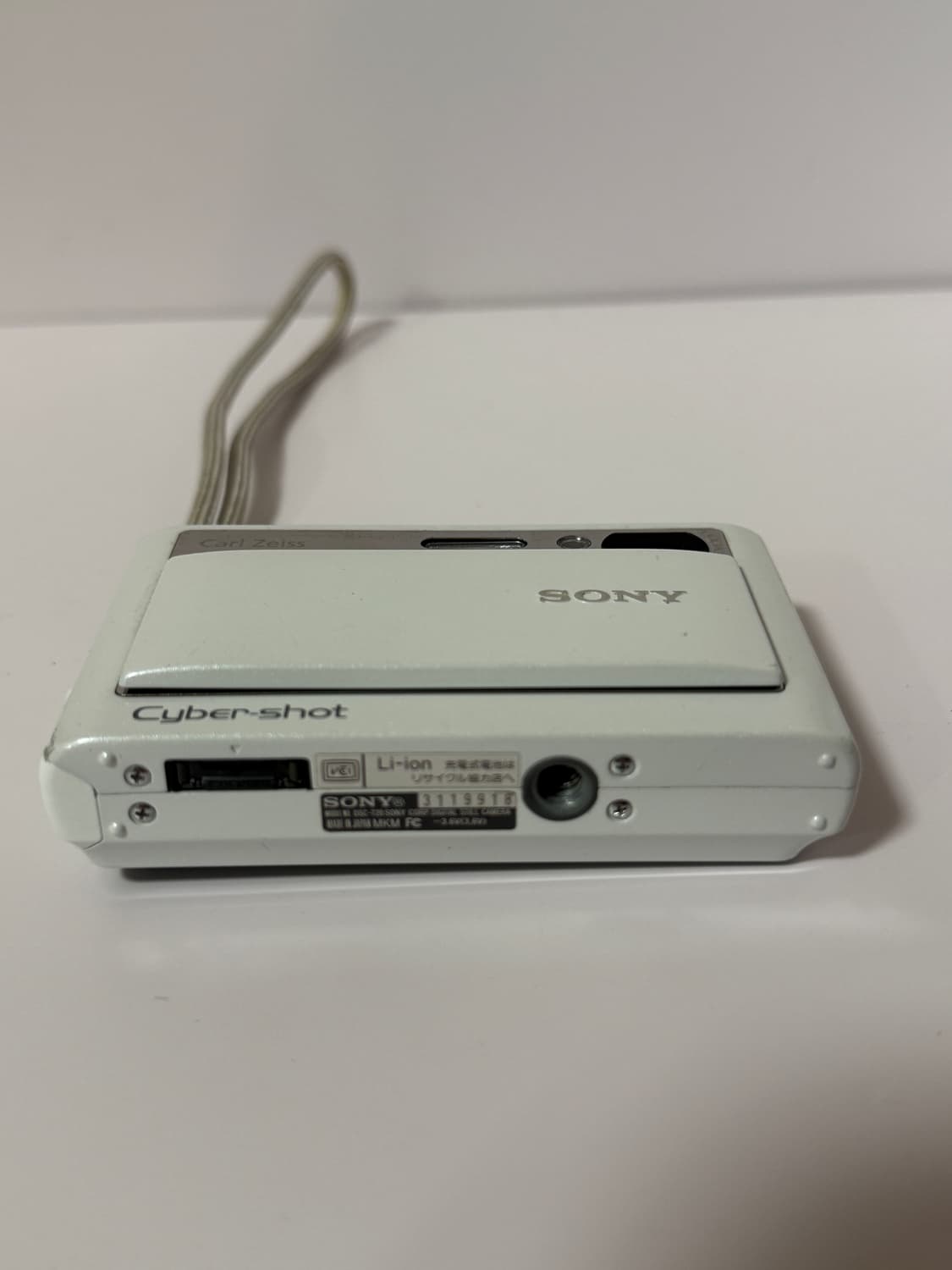 SONY Cyber-shot 소니 사이버샷 DSC-T20 화이트 디카 상품이미지5