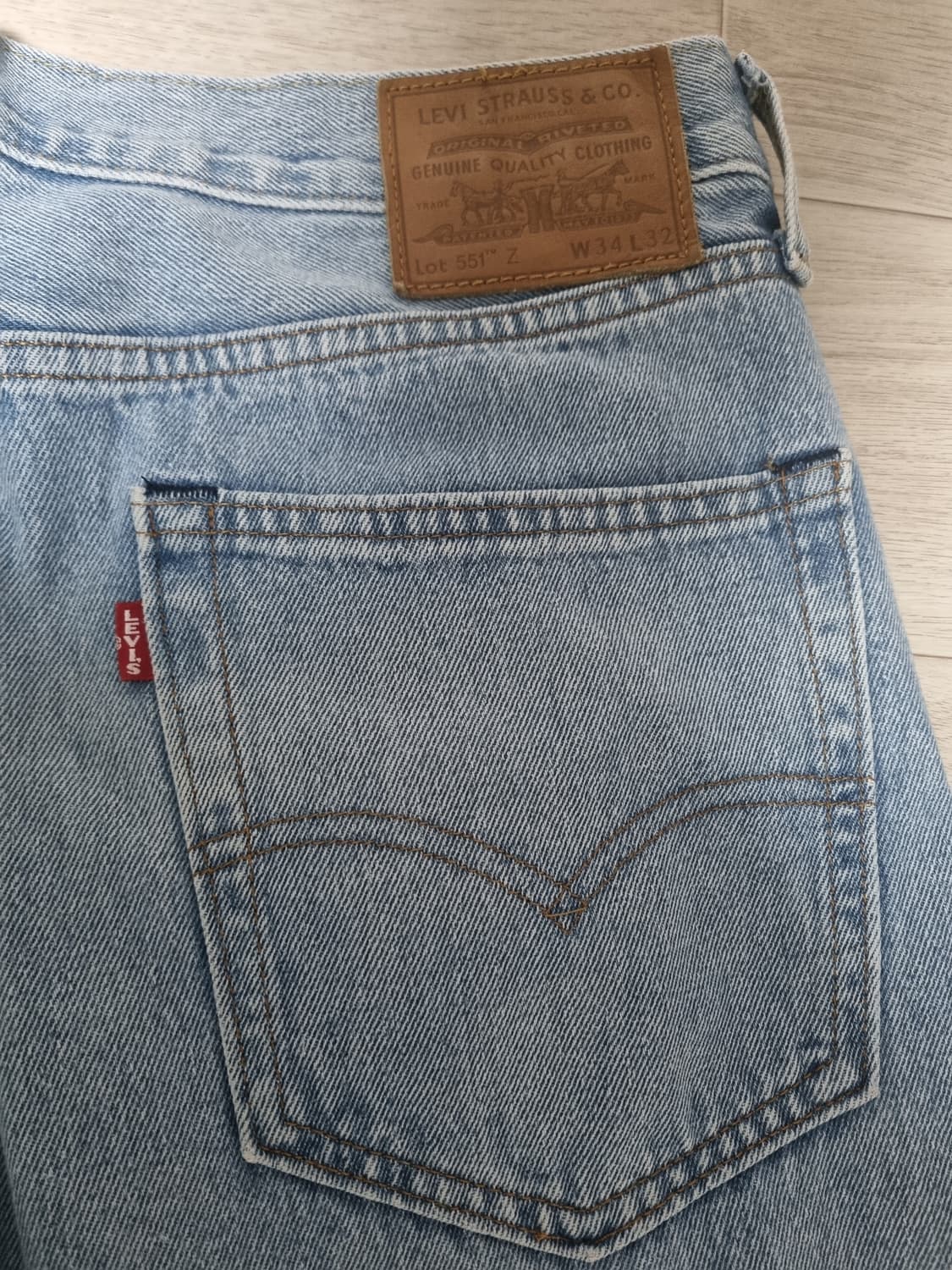 리바이스 551 34x32 프리미엄 진 상품이미지3