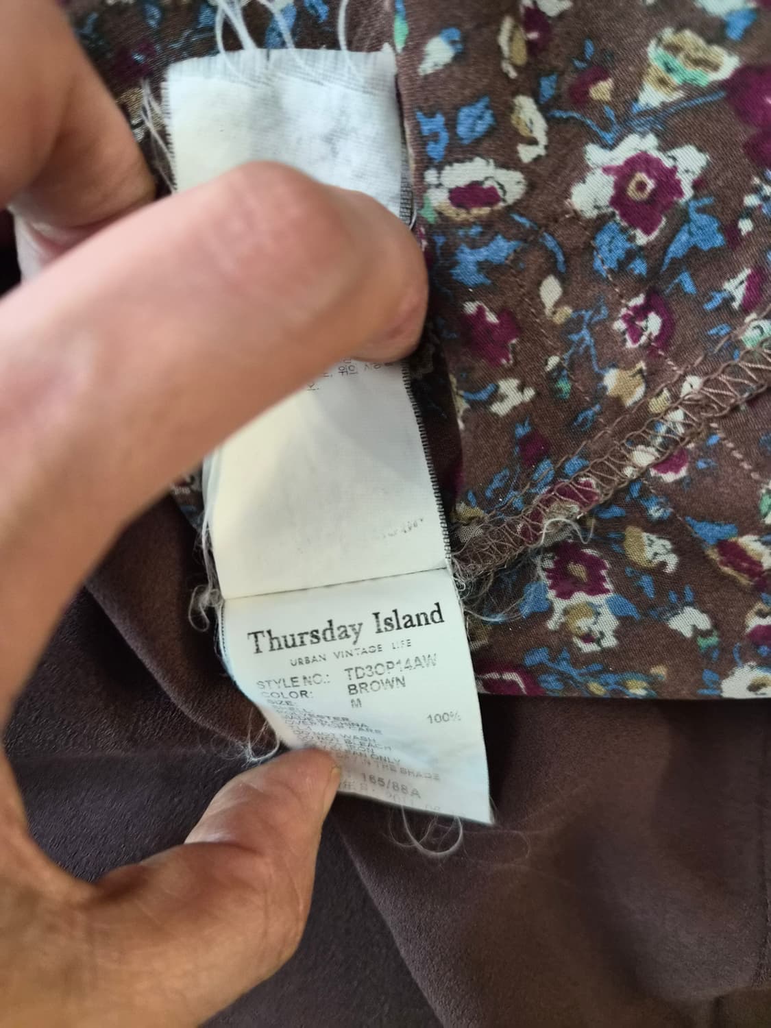 [Thursday Island] 감성 가득 빈티지 플라워 민소매 원피스 상품이미지5