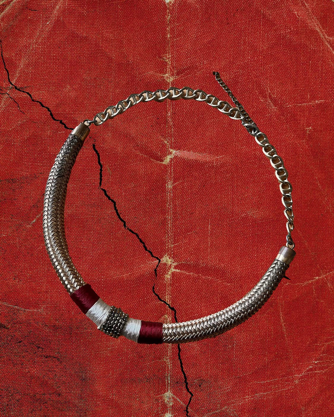 Japanese 90s 빈티지 아프리칸 엑조틱 넥크리스 초커 목걸이 상품이미지1