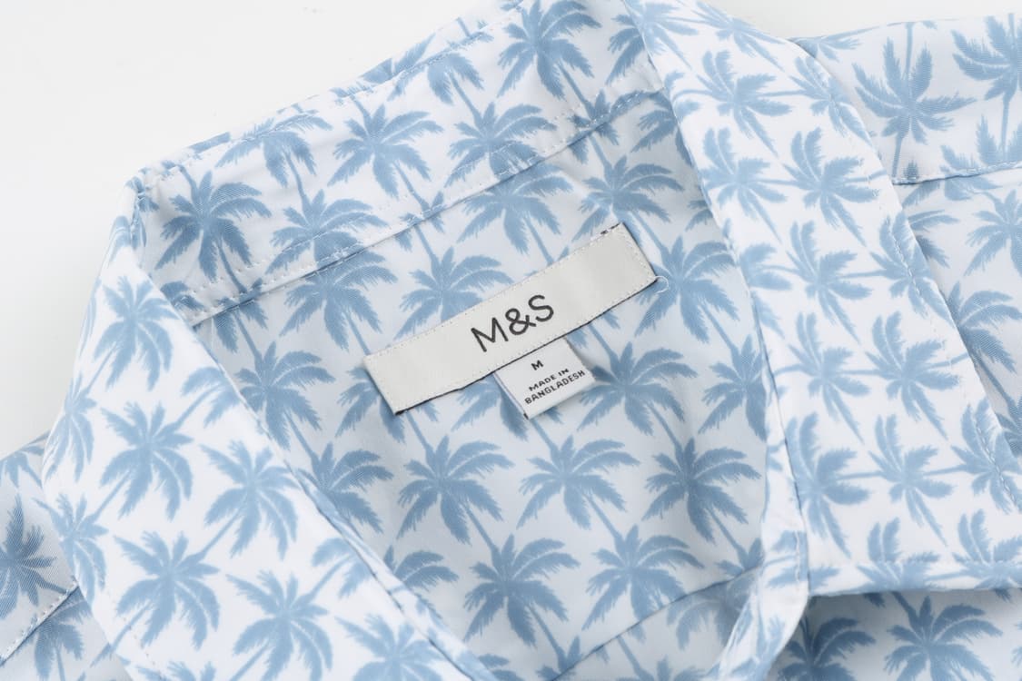 [M] M&S 야자수 하와이안 셔츠 상품이미지4