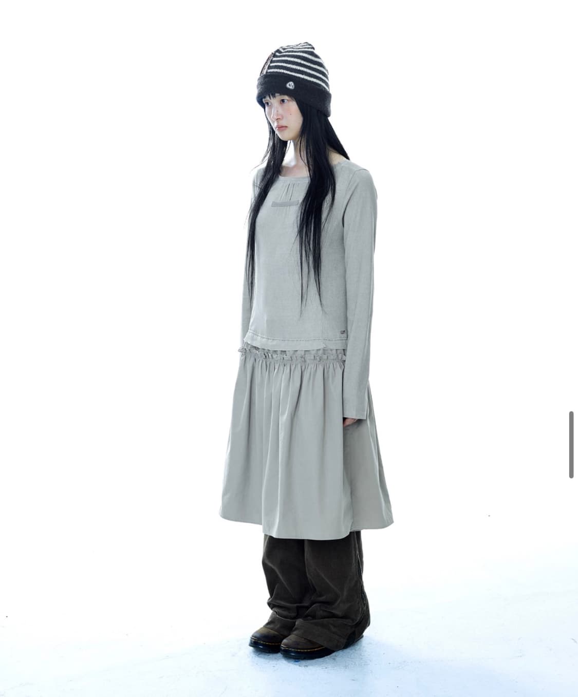 코이세이오 2WAY SHIRRING ONE PIECE 원피스 상품이미지2