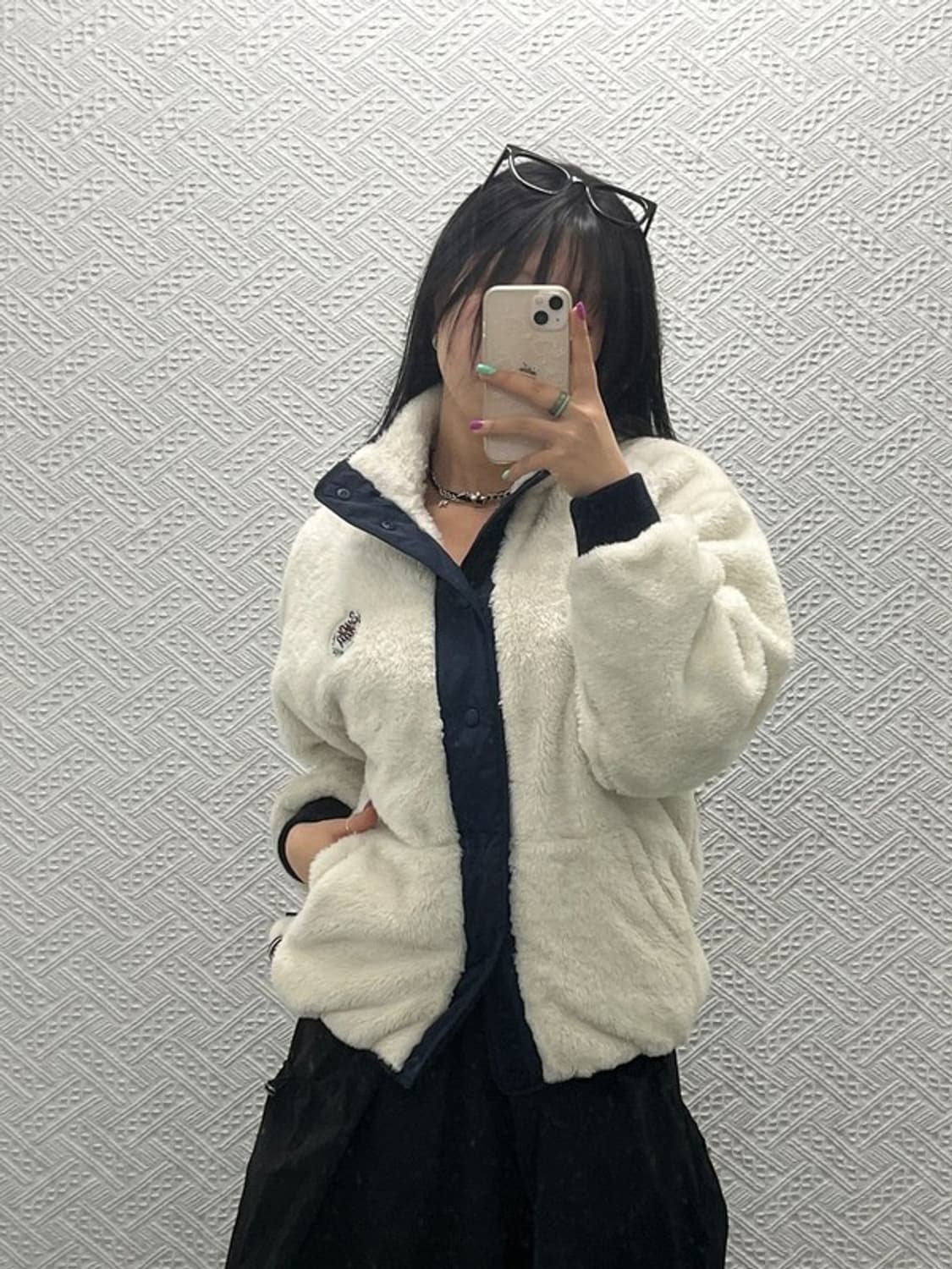 로맨틱크라운 보아털 백포켓 후리스 자켓 S C06600 상품이미지1