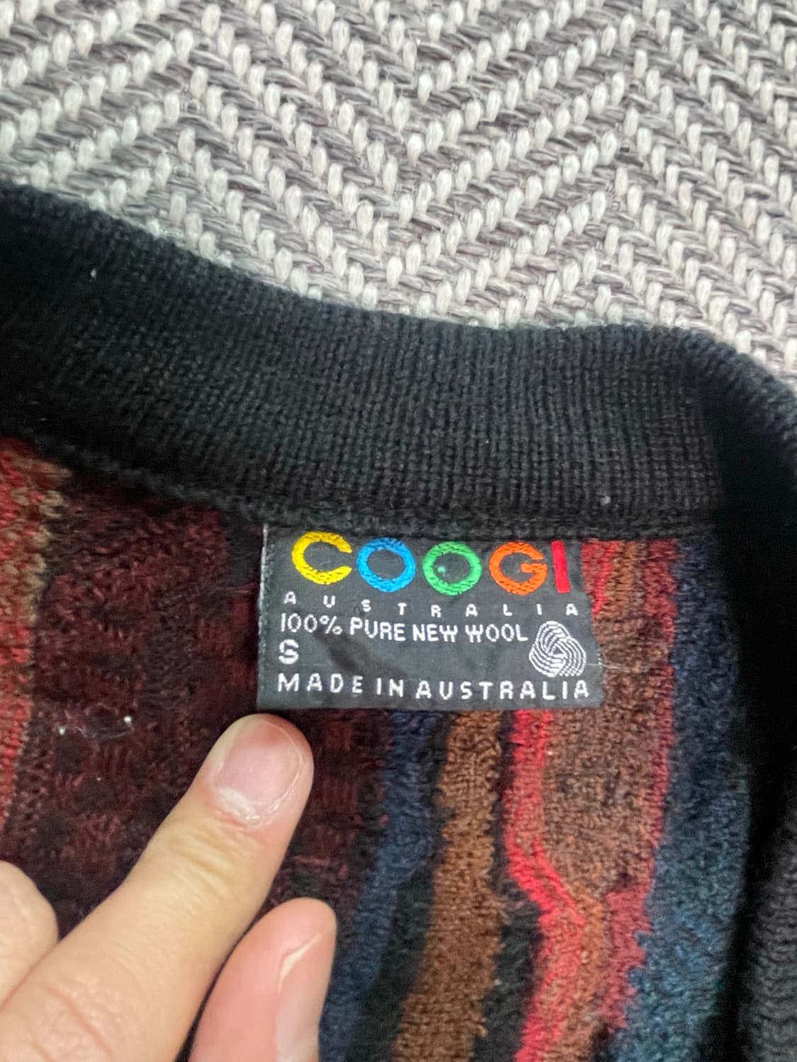 빈티지 쿠지 케이블 니트 가디건 상품이미지3