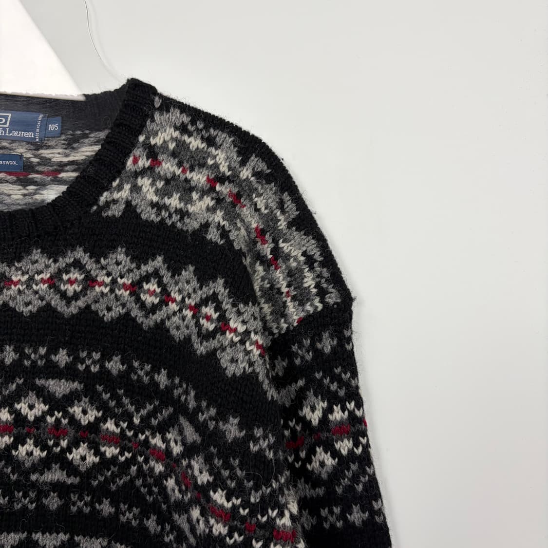 폴로 랄프로렌 페어아일 패턴 니트 티셔츠 상품이미지3