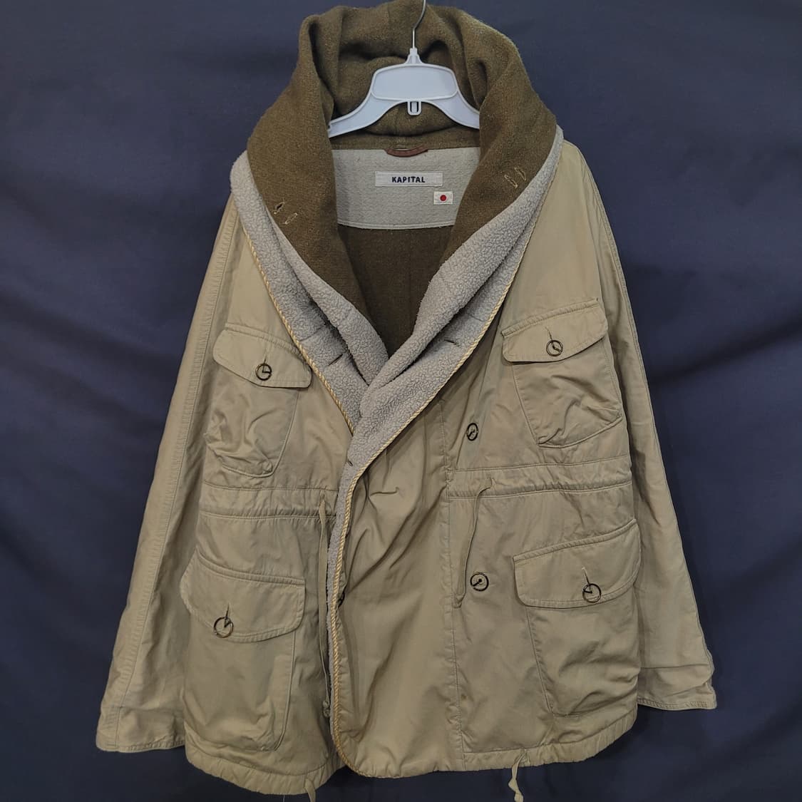 KAPITAL 캐피탈 밀리터리 아카이브 링코트 상품이미지1