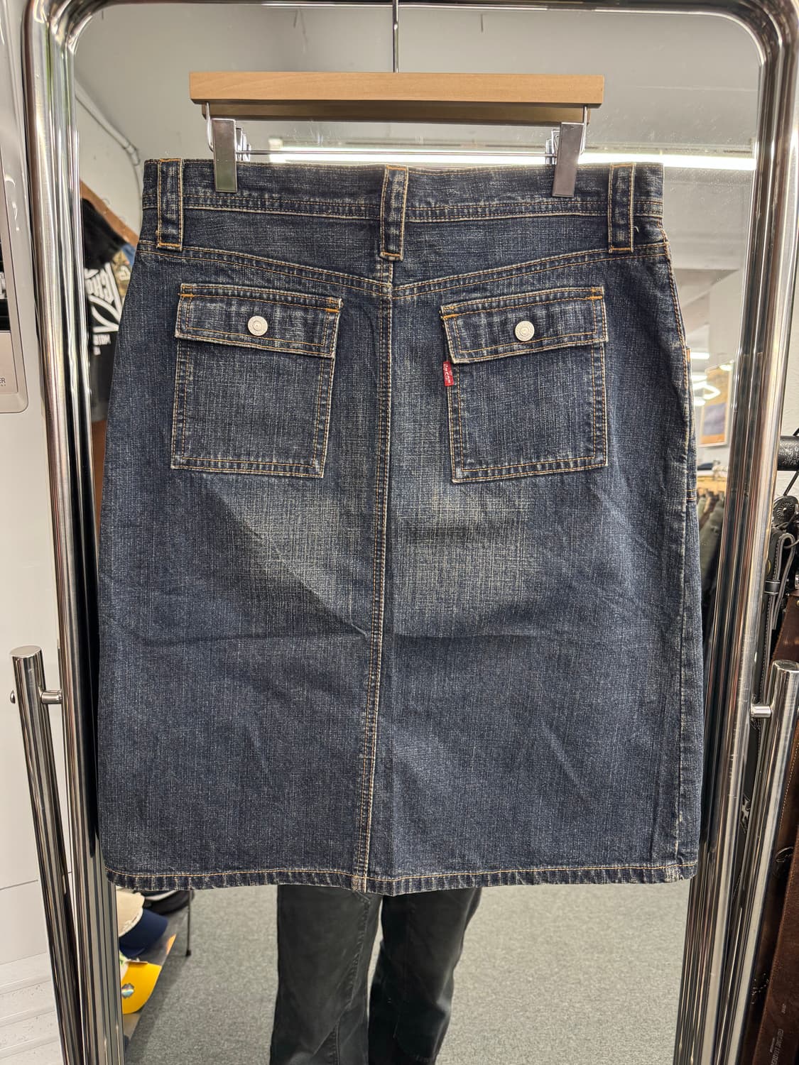 리바이스 빈티지 포켓 데님 스커트 상품이미지3