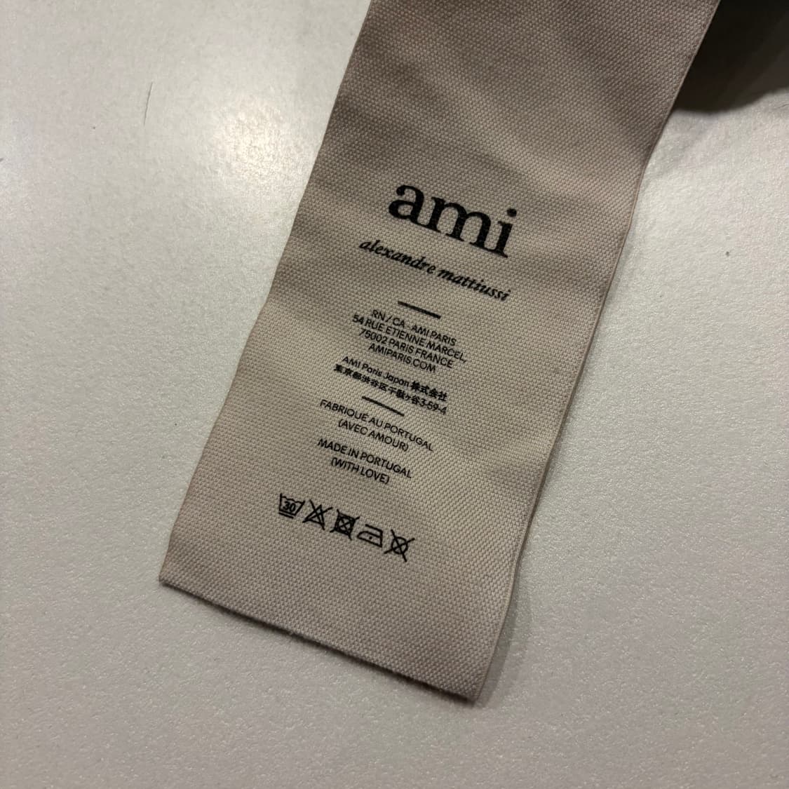 [S] 아미 알렉산드로 마티우시 스몰 로고 반팔 티셔츠 그레이 B315 상품이미지7