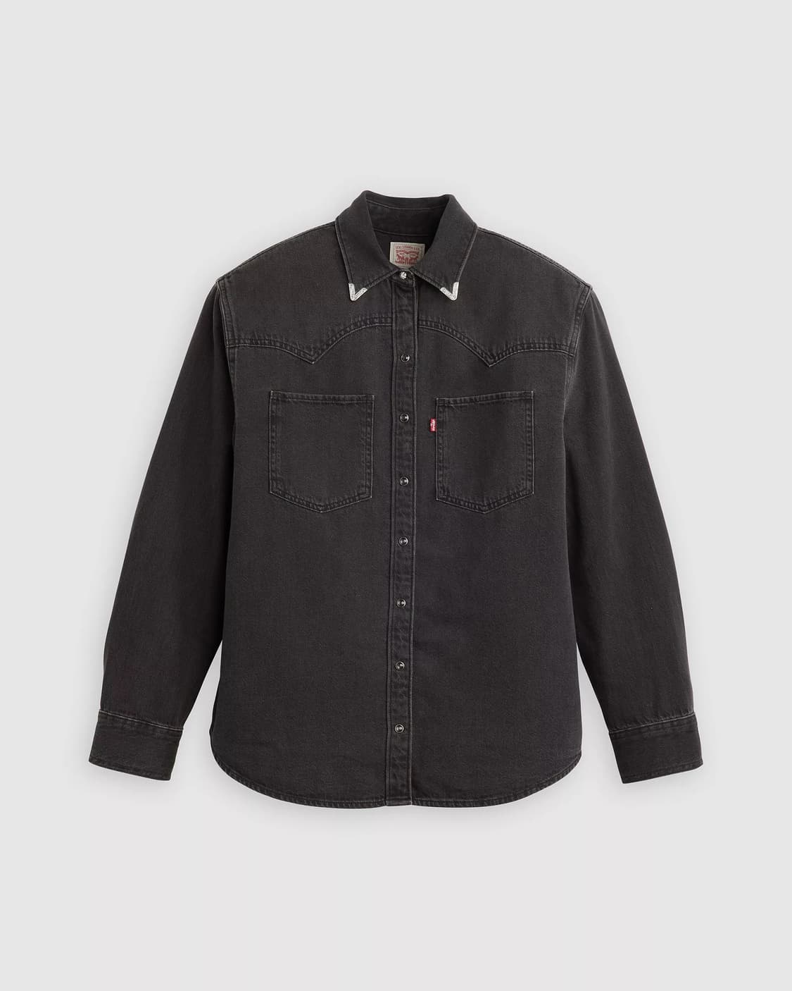 리바이스 데님셔츠 블랙  상품이미지4