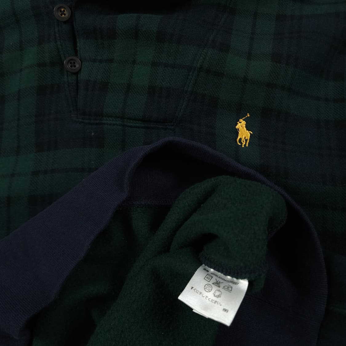 L(100)폴로 랄프로렌 타탄체크 숄더넥 니트 상품이미지5