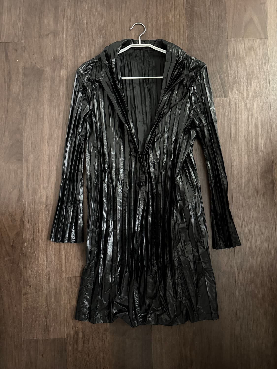 스피치오 롱 플리츠 코트 자켓 상품이미지4