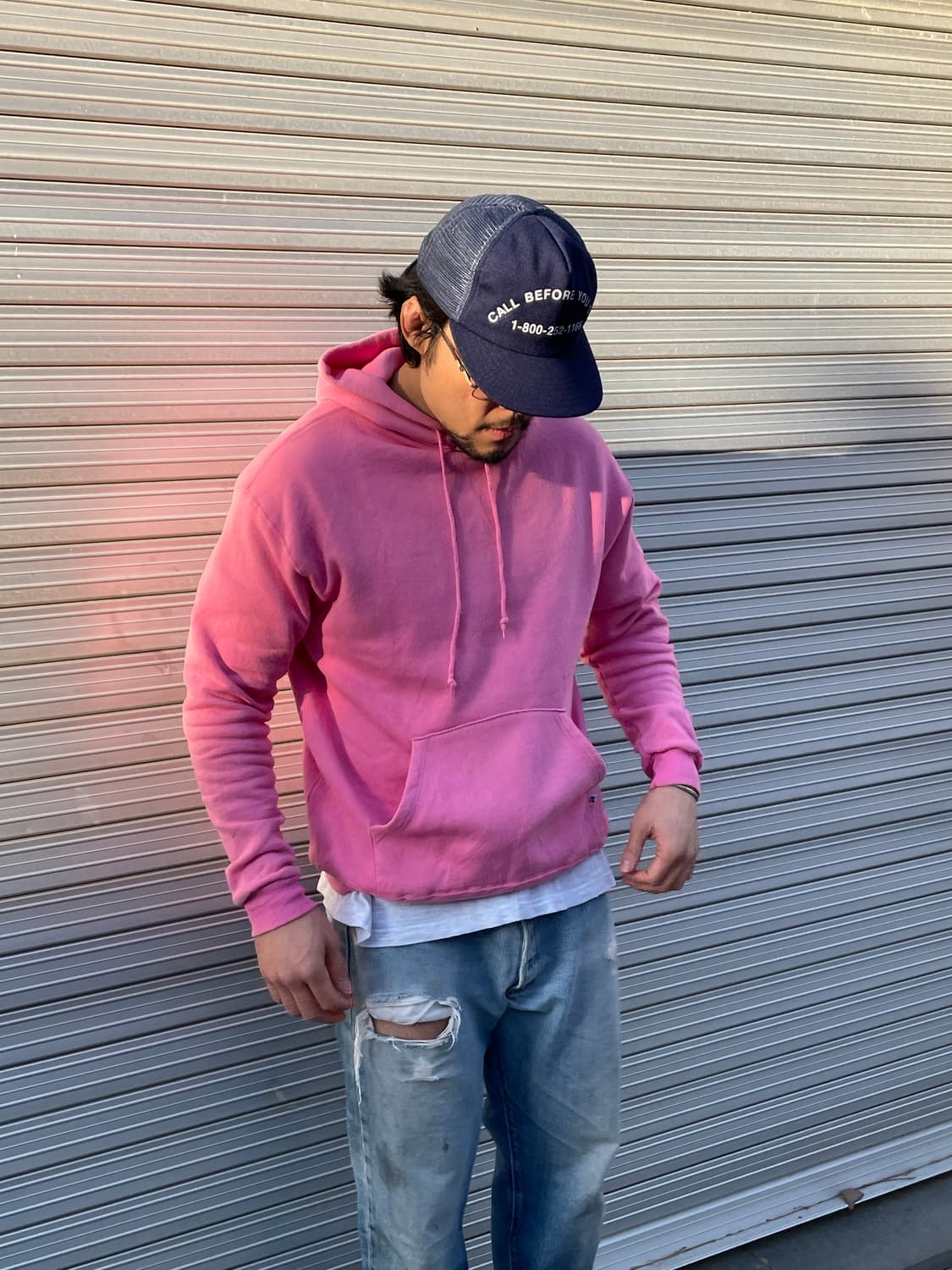80s Russell Pink Hood zip 상품이미지2