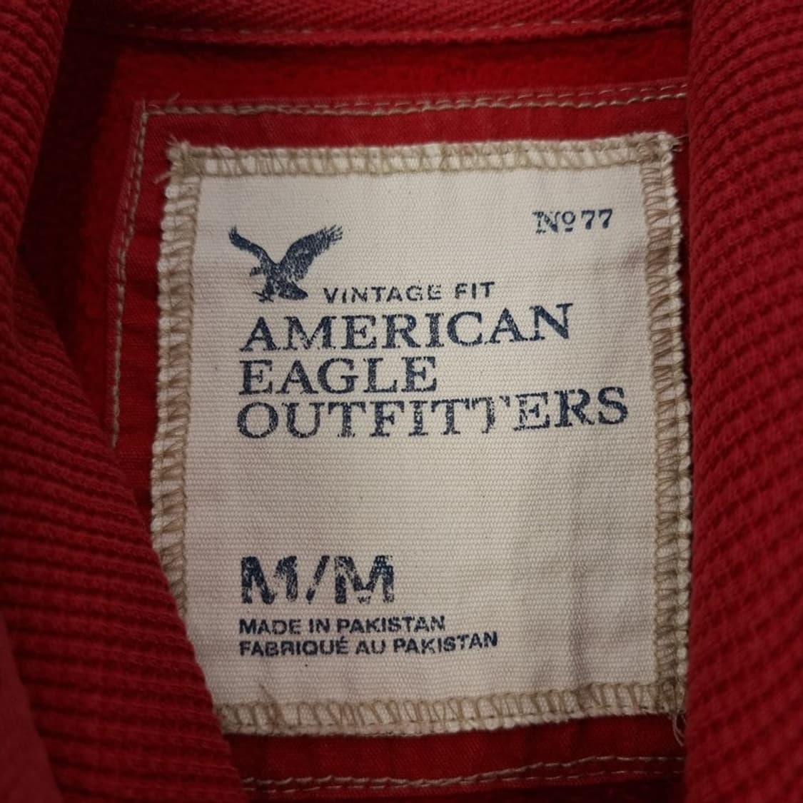 [아메리칸이글] Y2K 빈티지 그래픽 프린팅 후드티 레드 M19517 상품이미지6