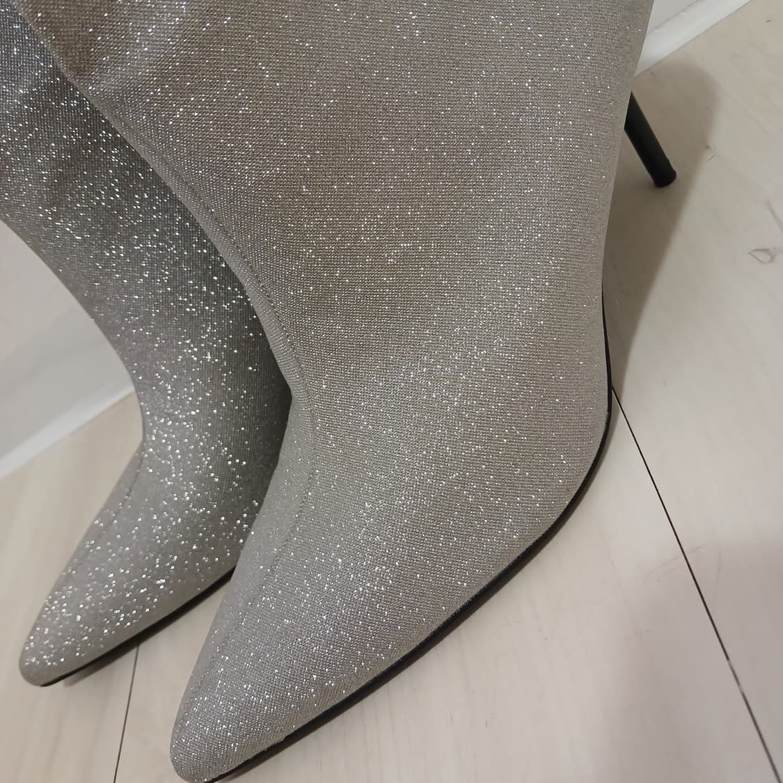 자라 글리터실버 부츠 새상품 상품이미지3