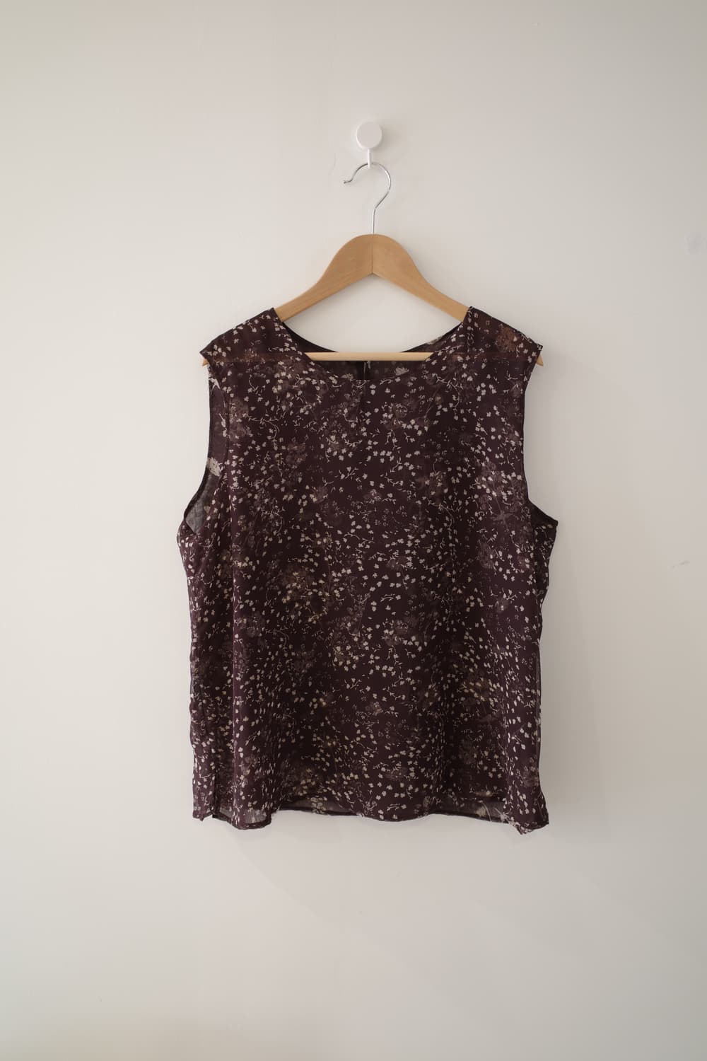 Brown flower sleeveless  상품이미지5